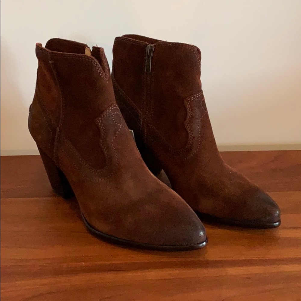 Frye Reed Suede Booties